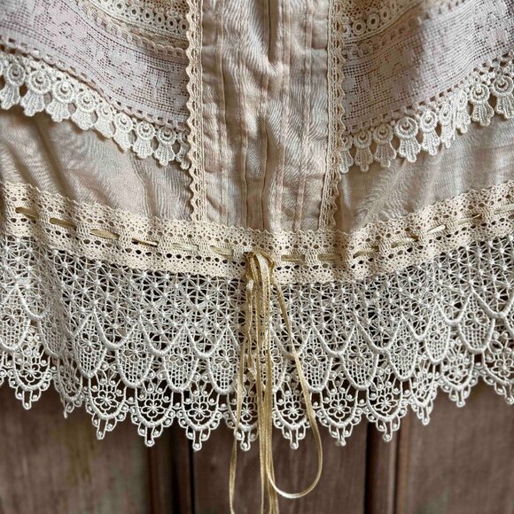 Guess by Marciano Off-Shoulder (or on) Lace Top - Picture 3 of 5